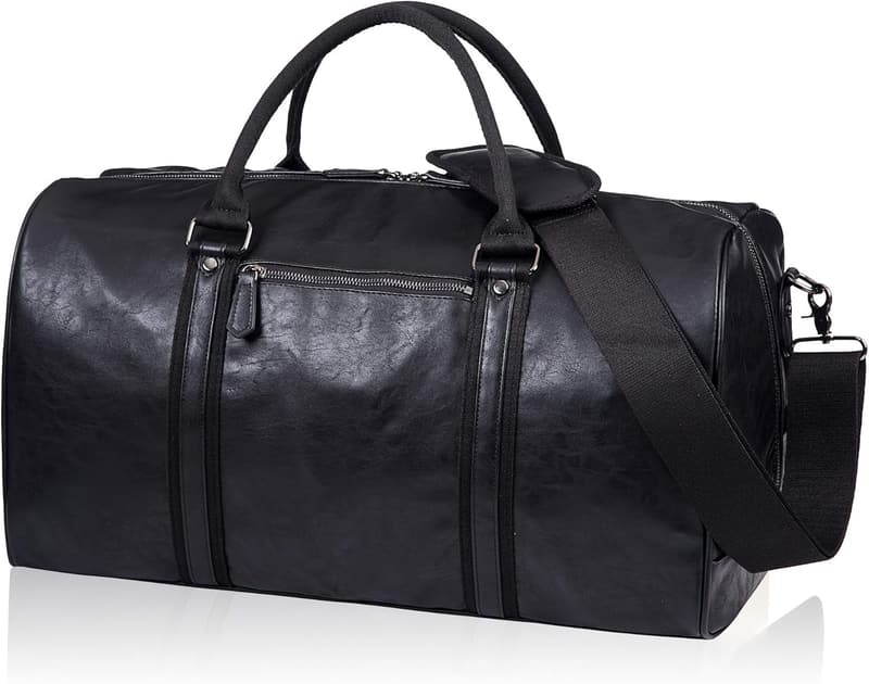 Waterproof Leather Oversized Duffle Bag for Travel