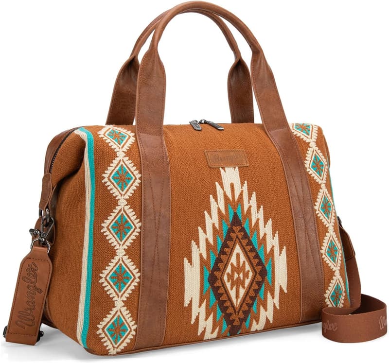 Large Women's Tapestry Duffel Bag - Travel Weekender