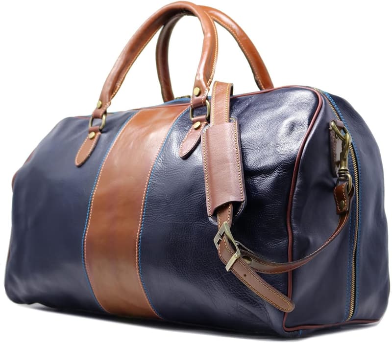 Italian Leather Weekender Duffle Bag - Floto Venezia