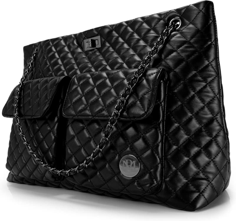 Badgley Mischka Vegan Leather Tote Travel Bag