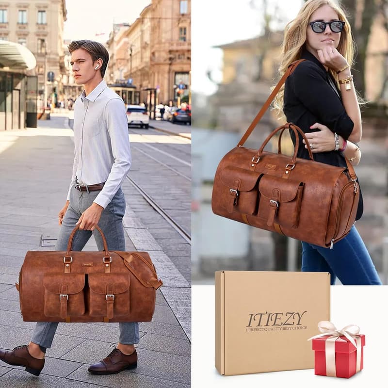 Men's 2-in-1 Travel Garment Bag & Duffel Weekender Set