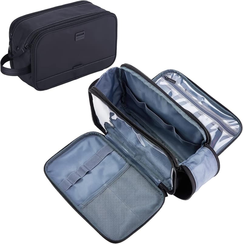 Men's Water-Resistant Large Capacity Toiletry Bag