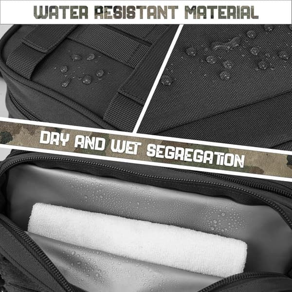 Men's Tactical Toiletry Bag - EDC Molle Shaving Kit