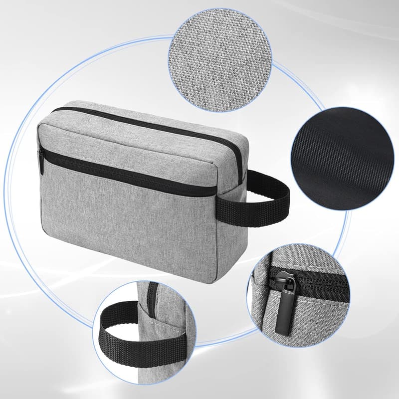 Men's Wedding Day Gifts: 8-Pc Waterproof Toiletry Bag Set