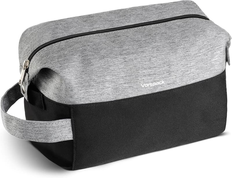 Water-Resistant Toiletry Bag for Men - Lightweight Dopp Kit