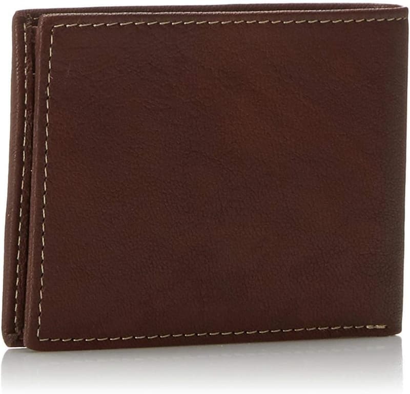 Brown Slimfold Leather Wallet for Men by Timberland