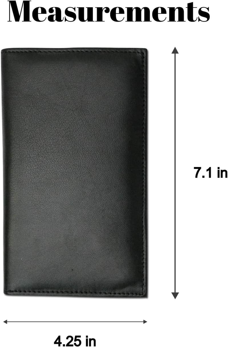 Genuine Leather RFID Blocking Bifold Wallet for Men & Women