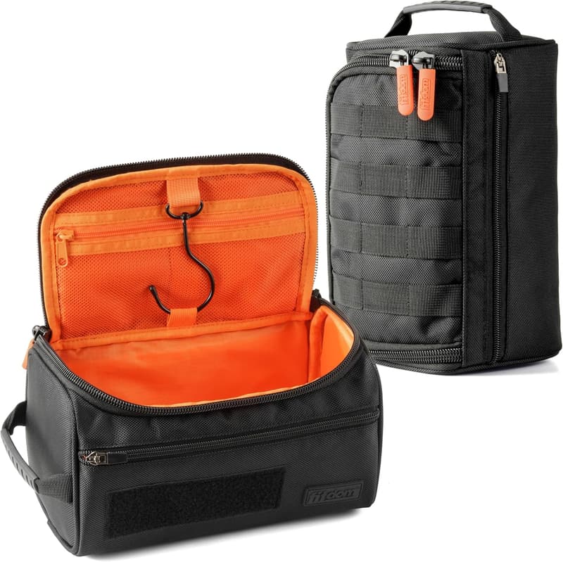 Travel Toiletry Bag for Men - Tactical Dopp Kit Organizer