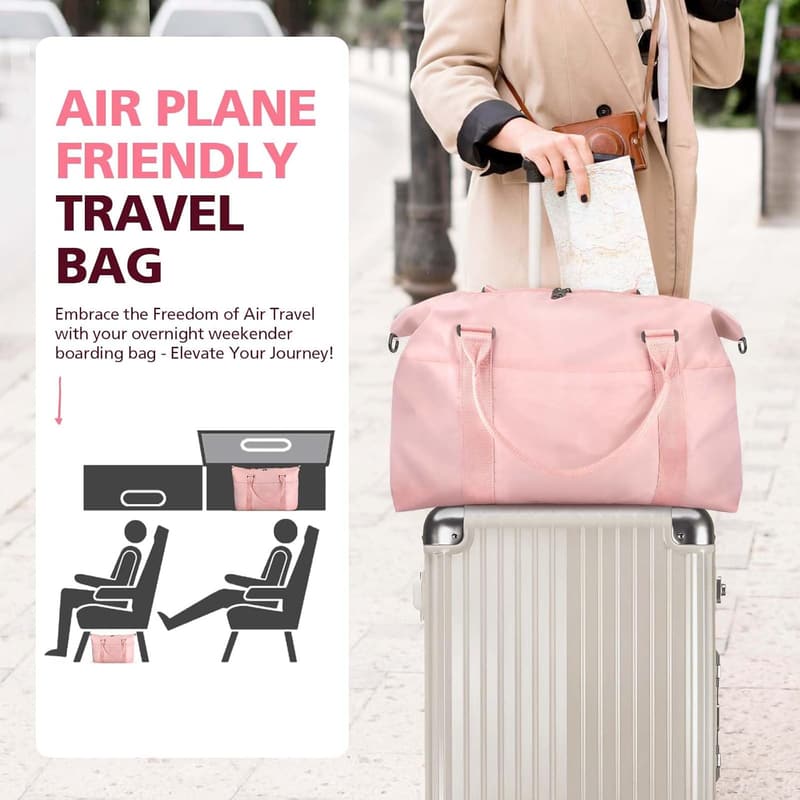 Waterproof Weekender Duffle Bag for Women & Men