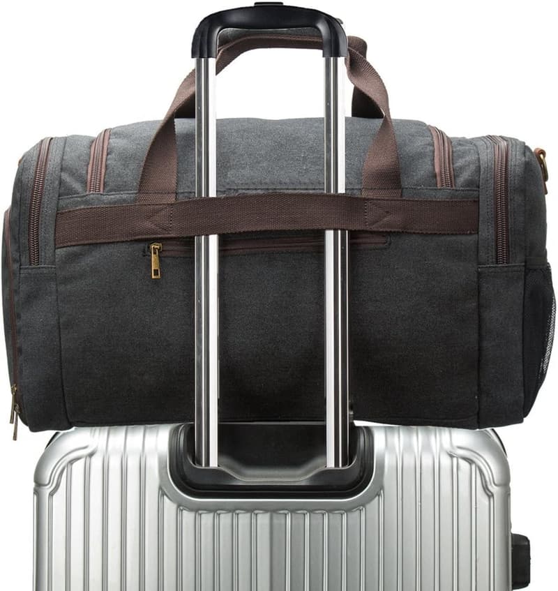 Weekend Travel Duffel Bag with Shoe Pocket for Men & Women