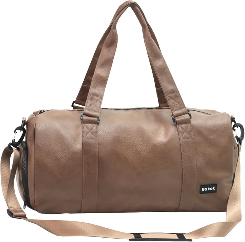 Waterproof Gym Duffel Bag with Shoe Pouch & Insulated Pocket