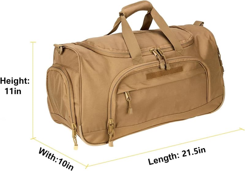 Sport Duffle Bag with Shoe Compartment for Travel & Gym