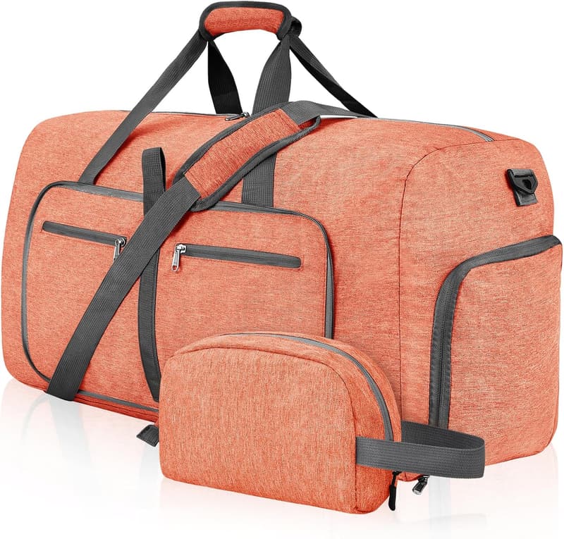 Waterproof Duffle Bag for Travel with Shoes Compartment