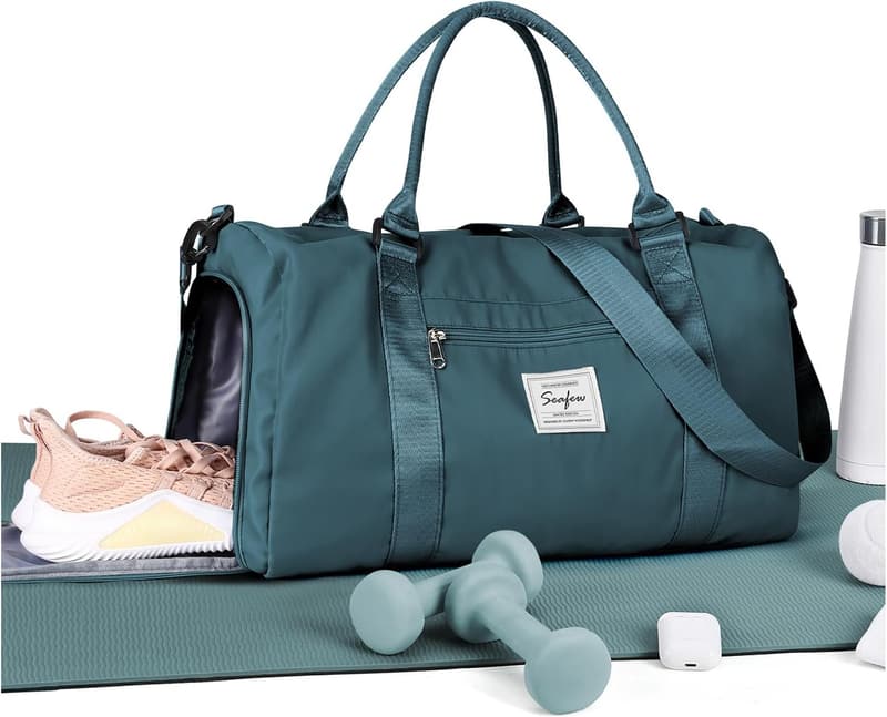 Women's Travel Duffel Bag - Sport Tote for Weekends