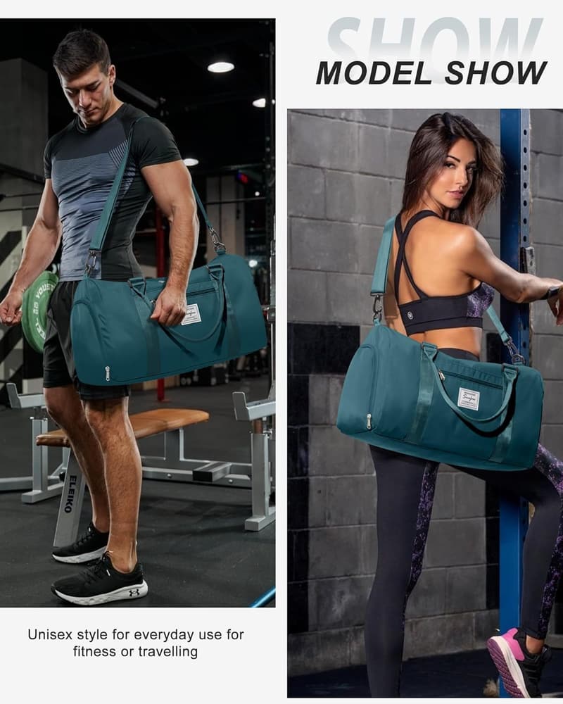 Women's Travel Duffel Bag - Sport Tote for Weekends