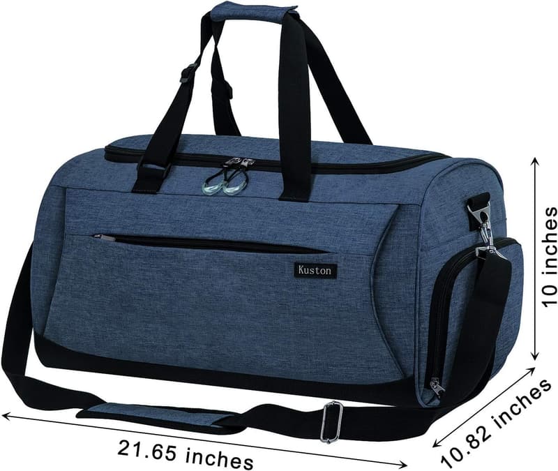 Versatile Gym Duffel Bag with Shoe Compartment & Wet Pocket