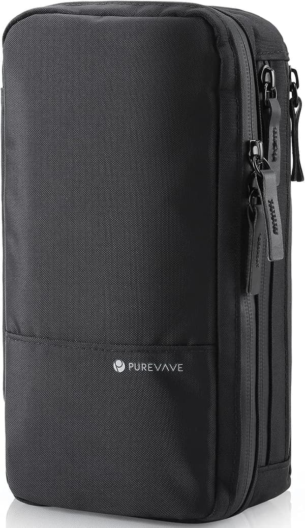 Waterproof Black Men's Travel Toiletry Bag