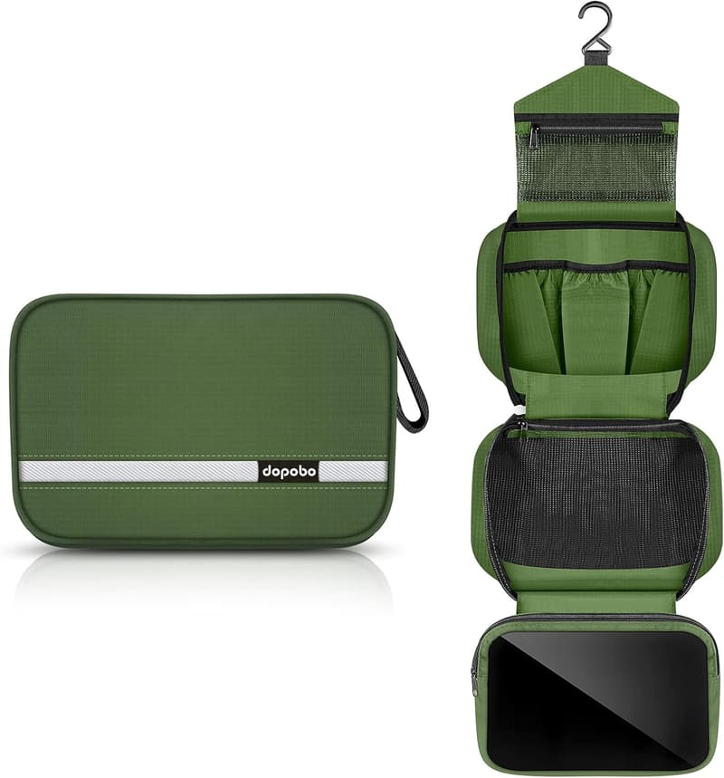 Portable Waterproof Toiletry Bag for Travel and Camping