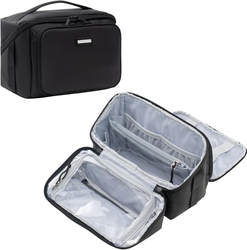 Travel Toiletry Bag, Water-Resistant Dopp Kit for Men and Women