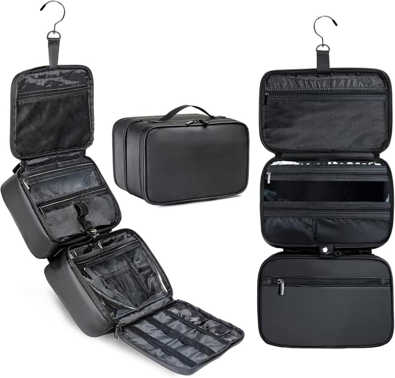 Water-Resistant Travel Toiletry Bag for Men and Women