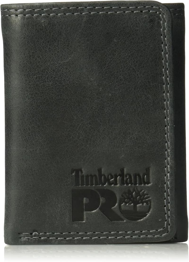 Timberland PRO Men's RFID Leather Trifold Wallet