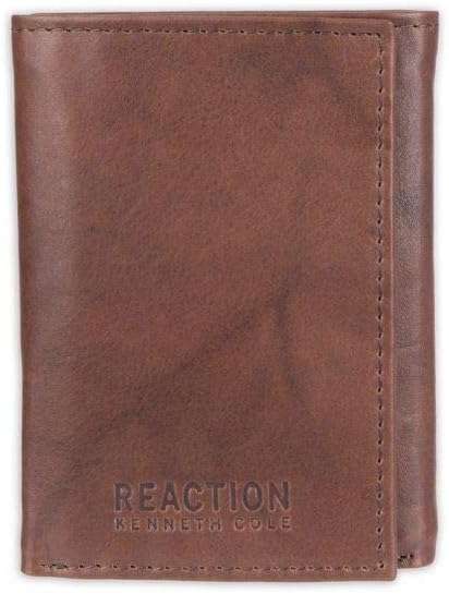 Kenneth Cole Men's RFID Leather Slim Trifold Wallet