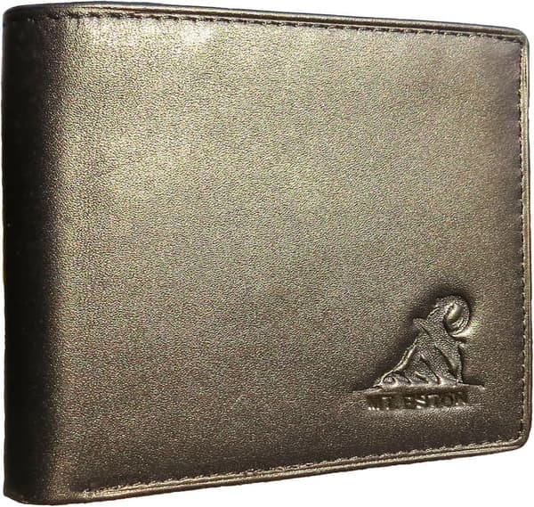 Men's RFID Blocking Trifold Wallet with 18 Pockets