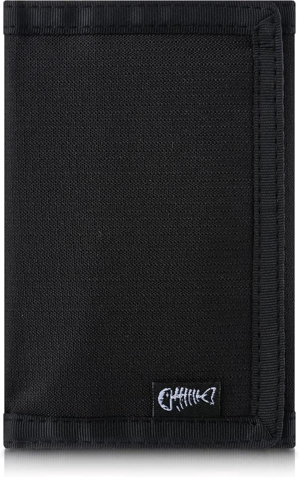 Slim RFID Trifold Wallet for Men & Teen Boys - Black