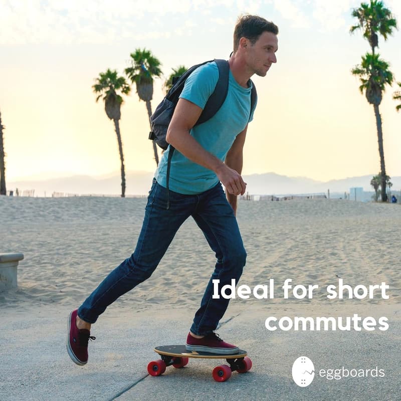 Portable Bamboo Mini Longboard Skateboard for Adults