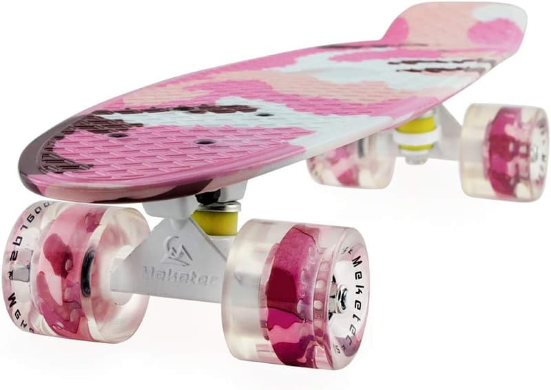 22-Inch Mini Cruiser Skateboard for Kids and Beginners