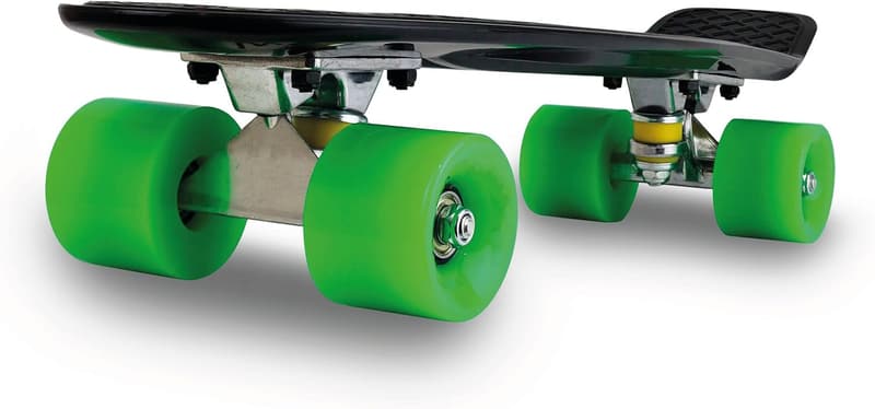 22-Inch Retro Mini Cruiser Skateboard for Kids and Beginners