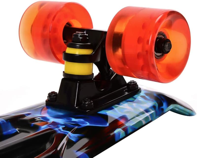 22-Inch Mini Cruiser Skateboard for Kids & Beginners