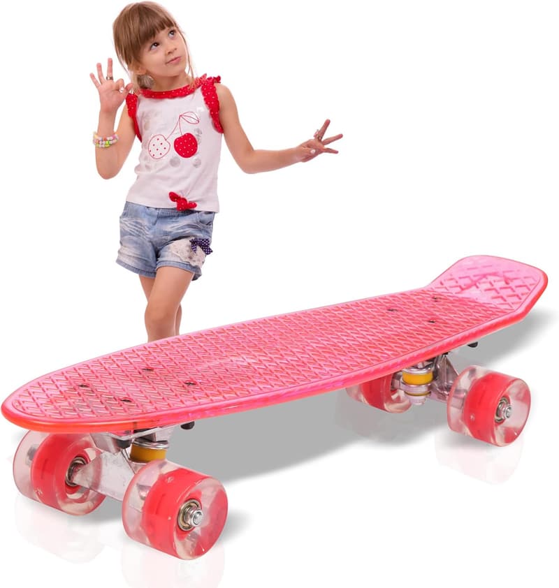 LED Light-Up Skateboard for Kids - Ideal for Beginners