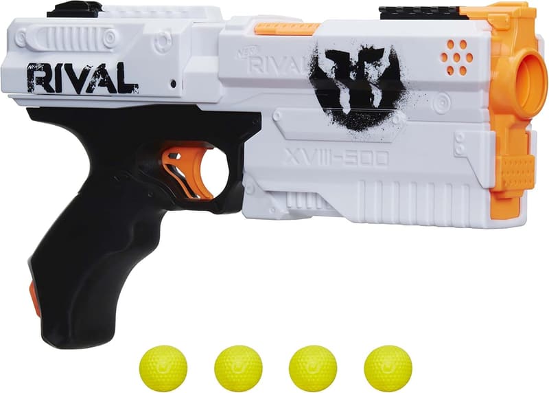 Nerf Rival Kronos XVIII 500 Spring-Action Blaster - White