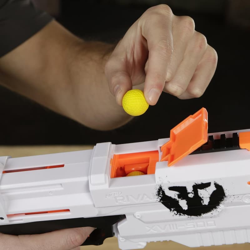 Nerf Rival Kronos XVIII 500 Spring-Action Blaster - White