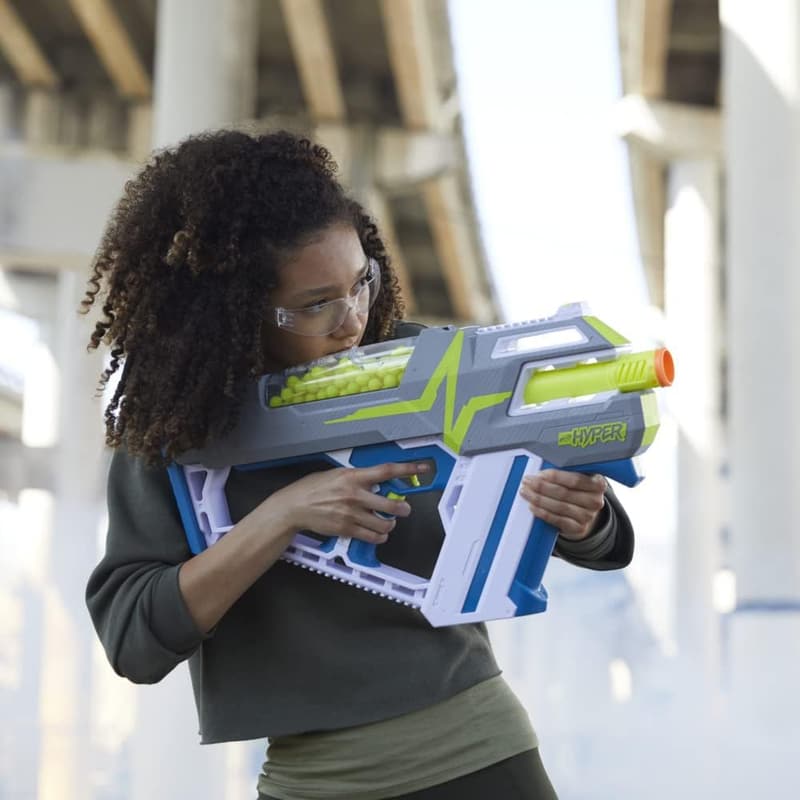 Nerf Hyper Mach-100 Motorized Blaster with 80 Rounds