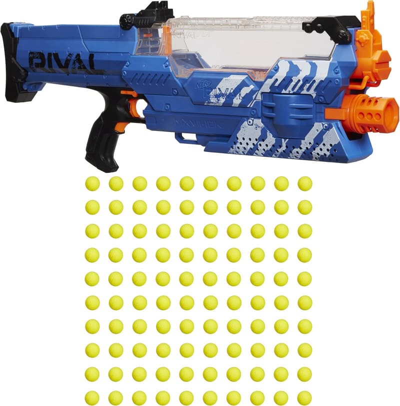 NERF Rival Nemesis MXVII-10K Blaster - Blue Exclusive