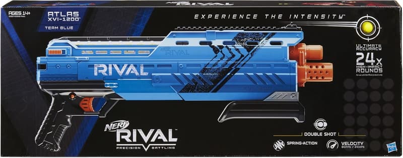 Nerf Rival Atlas XVI-1200 Blue Blaster Toy