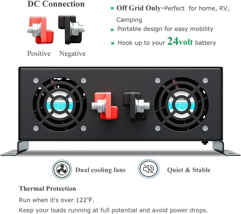 3000W Off-Grid Solar Power Inverter with LED Display