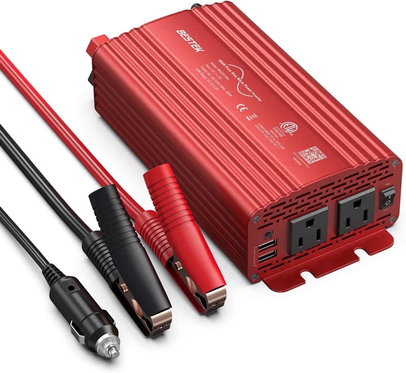 500W Pure Sine Wave Power Inverter with Dual USB Charging