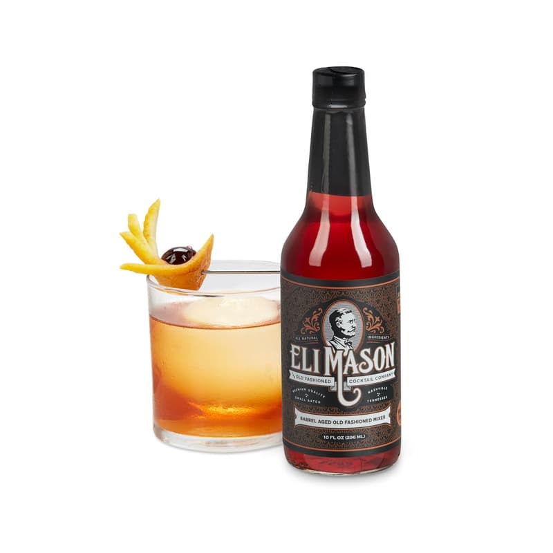 Barrel Aged Old Fashioned Cocktail Mixer - All-Natural Syrup, 10oz