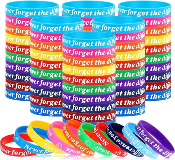 Employee Appreciation Silicone Bracelets - 50 Motivational Gifts