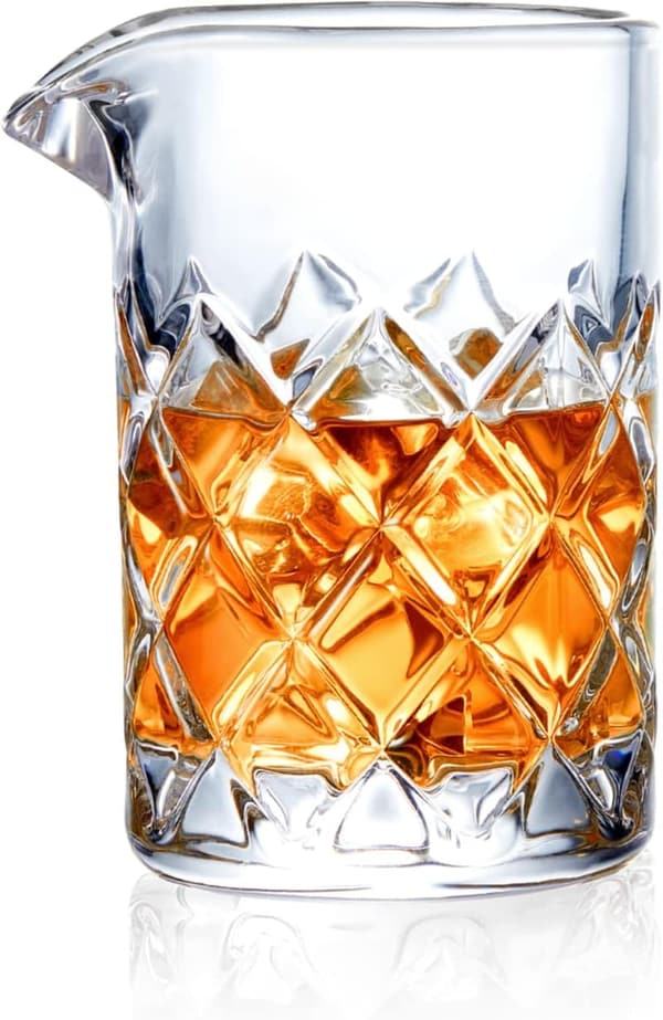 Seamless 18oz Mixing Glass for Cocktails - Bartender Tool