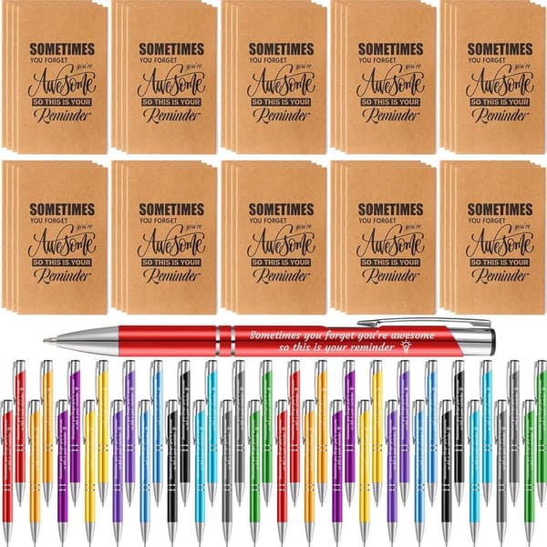 Teacher Appreciation Inspirational Notepad and Pen Set