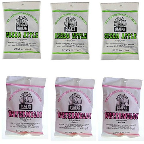 Claeys Old Fashioned Hard Candy Variety Pack - 6 Flavors, 36 oz