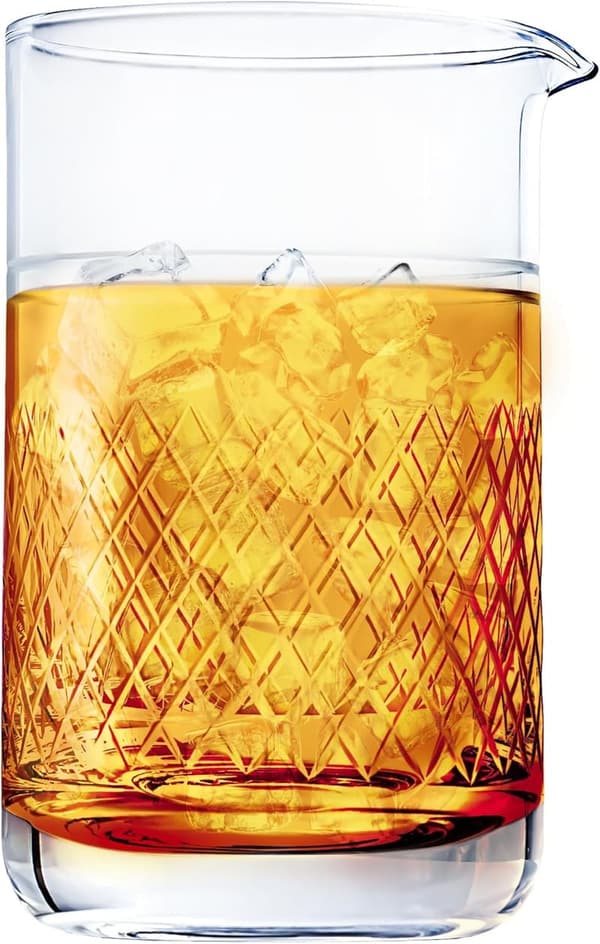 20 Oz Crystal Mixing Glass - Weighted Old Fashioned Pitcher