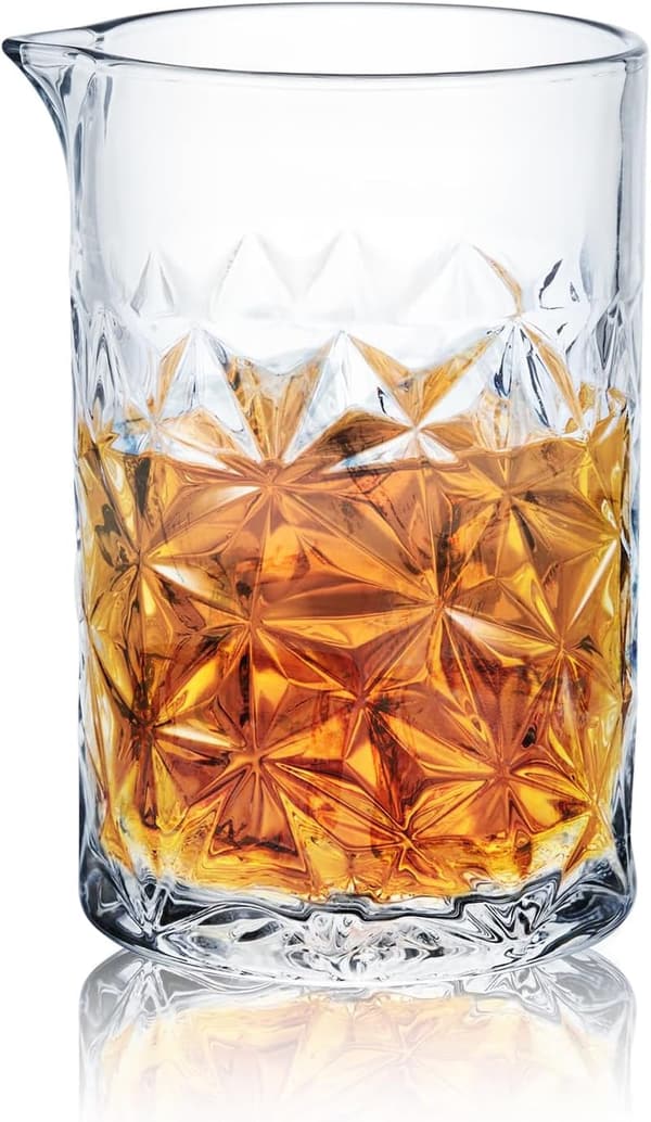 24oz Crystal Mixing Glass - Premium Bartender Accessory