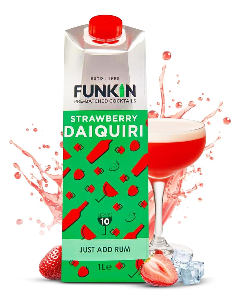 Premium Strawberry Daiquiri Mixer 1L | Small Batch, Vegan, Non-GMO
