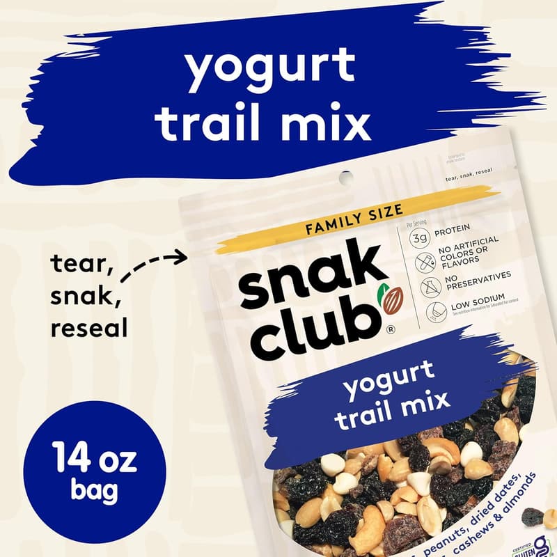 Gluten-Free Yogurt Trail Mix with Raisins & Nuts, 14 oz Bag