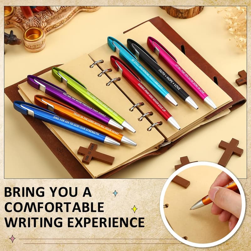 Bible Verse Ballpoint Pens - Inspirational Gifts for Graduates